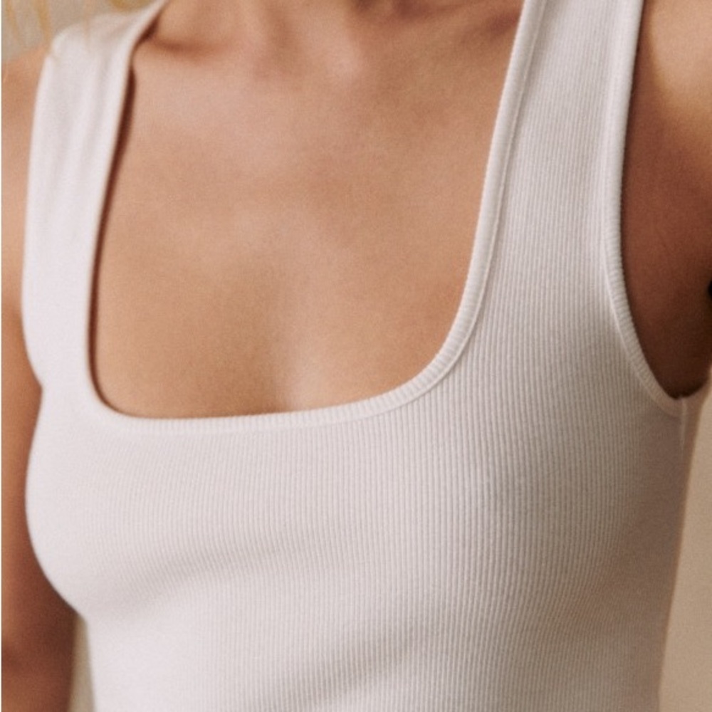 White tank top sezane